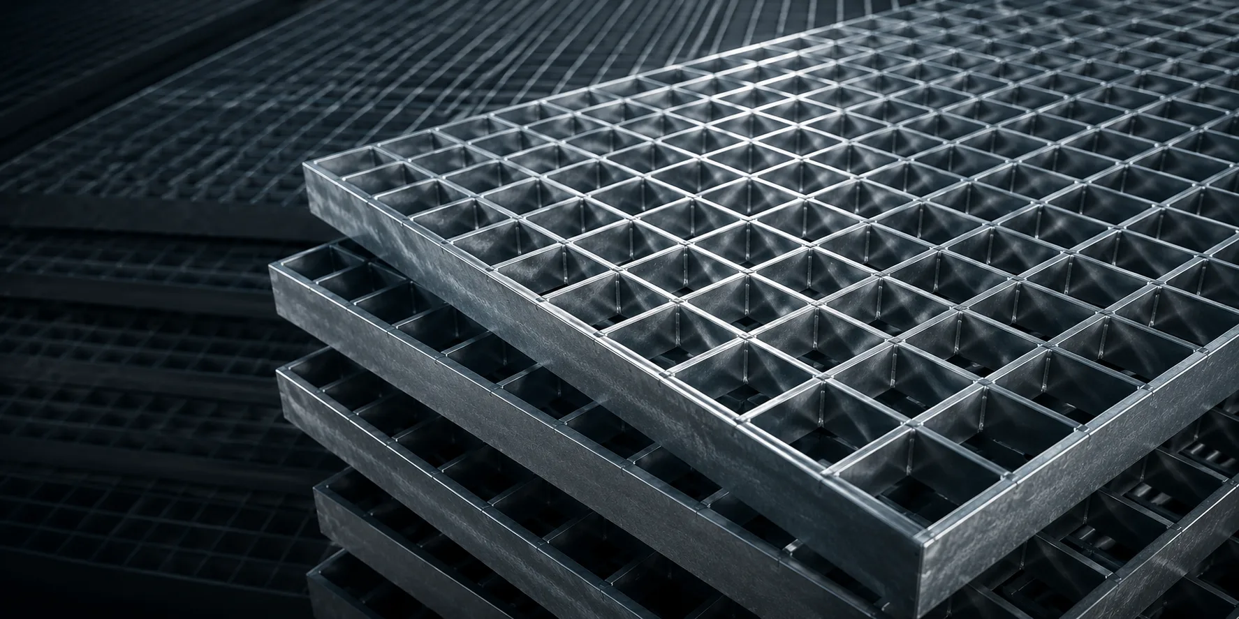 Steel grating and fabrication