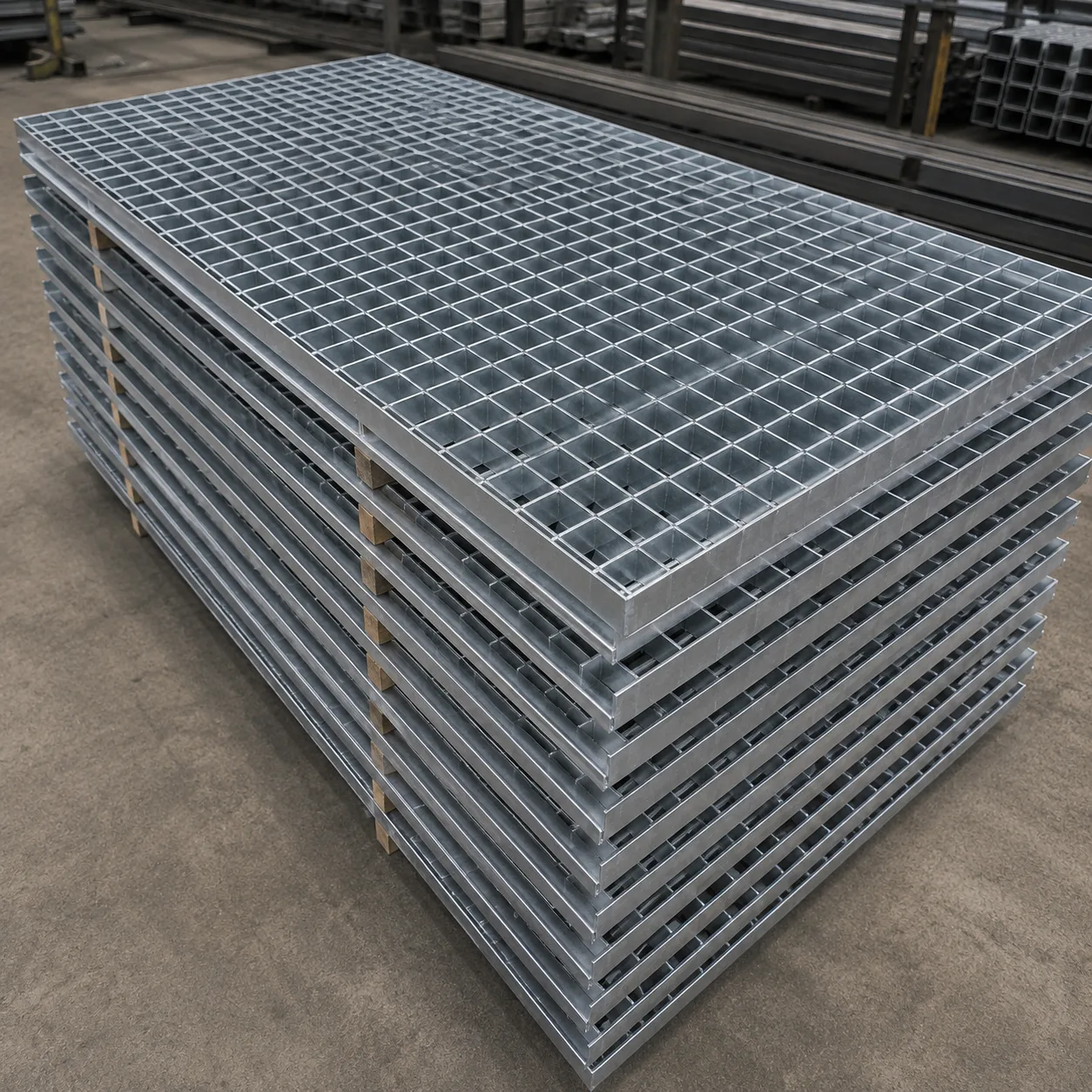 Steel grating